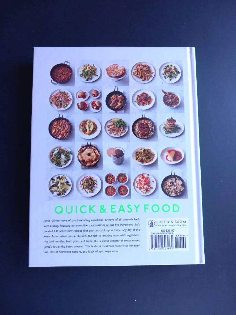 Jamie Oliver 5 Ingredients Quick & Easy Food Cookbook